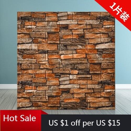 Wall Stickers Wallpaper Decor Foam Waterproof Wall Covering Wallpaper For Kids Living Room DIY Background