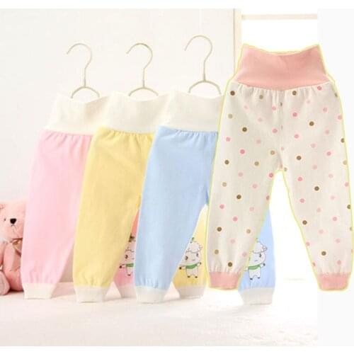 New 0~3Y Infant Baby Boys Girls Toddler Print High Waist Winter Warm Underwear Legging Apple Dot Sheep Pant Trousers Clothing
