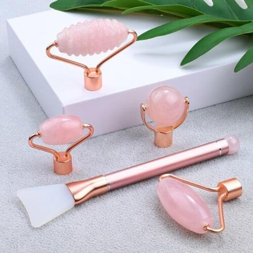 Anti-Aging Skin Roller Jade Roller Face Massage Roller for Eye Neck Cheek Face Massage Tool for Men Women Face Massage Roller