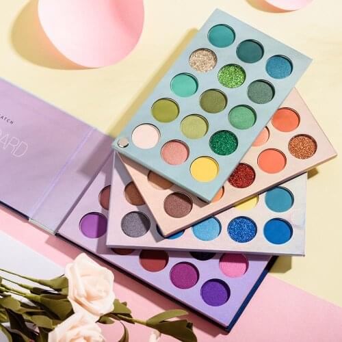 2020 New 60 Colors Pressed Shimmer Matte Glitters Makeup Eyeshadow Palette Color Board Makeup Eye Shadow Pallete Cosmetics