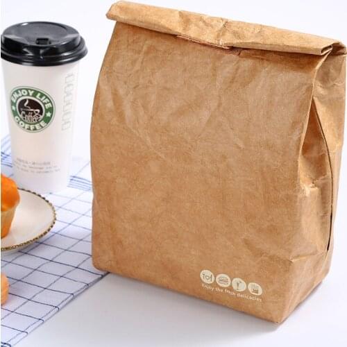 Portable lunch bag thermal meal drinks coffee cans insulated carrier cool bag ice pack food milk thermos insulation cooler bag
