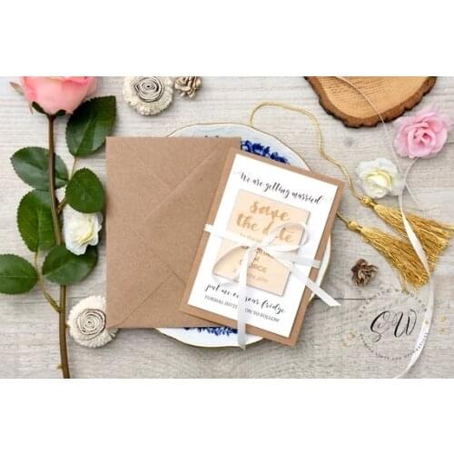 Personalize names date engraved Wooden Card save the date Wedding invitations Magnets, Wedding Save the Date Magnets