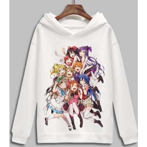 LoveLive!Sunshine!! Cosplay Hoodie Kotori Minami Honoka Kousaka Cartoon Hoodies Winter Autumn Fleece Sweatshirts Pullover