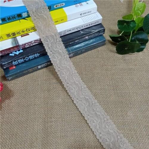 S1150 Width 4cm High Quality Skin Elastic Colorful Lace Ribbon Trims Lace Trim For DIY crafts material gift packing lace