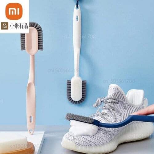 Youpin Soft-bristled shoes brushing shoe brush does not hurt shoes brushing shoes household PE brush head laundry brush