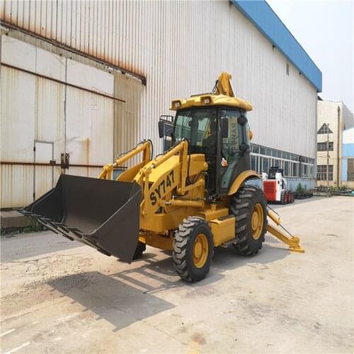 SY747 SYNBON New Farm Garden Use Hydraulic Backhoe Loader Excavator Bucket