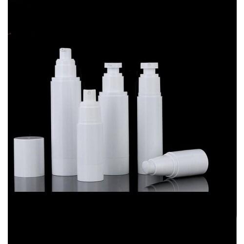 30ml airless bottle white pump lid /bottom white body for lotion/emulsion/foundation/essence/oil/serum Cosmetic Container