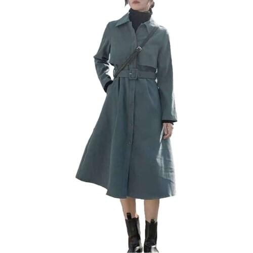 Vestidos Women Clothing Retro Trendy Wild Women Dress 2021 New Large Size Temperament Fashion Autumn Winter Women Dresses NBH48