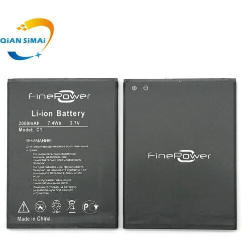 1PCS New 100% High Quality FinePower C1 Battery for FinePower C1 phone