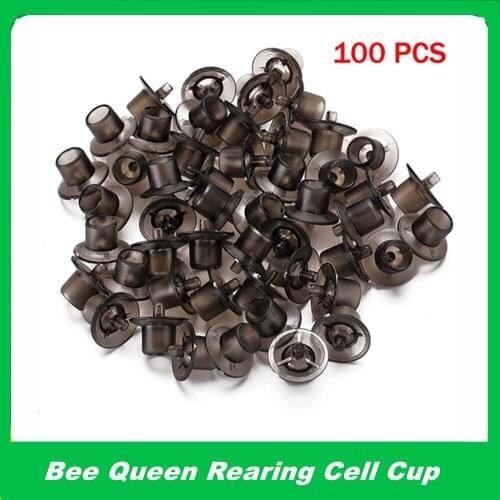 100 Pcs Plastic Light Beekeeping Tools Bee Queen Rearing Cell Cup Container Tool Equipment Beekeeping Tools 19*16mm