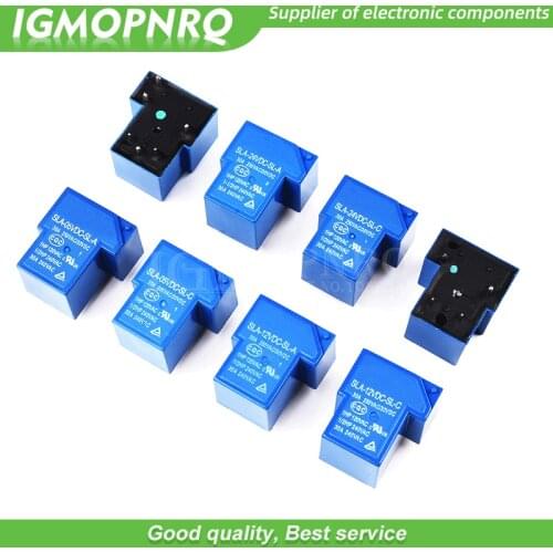 2PCS Relay SLA-05 09 24 12VDC-SL-A 4PINS 5V 9V 24V 12V High-quality SLA-05VDC-SL-A SLA-09VDC-SL-A SLA-12VDC-SL-A