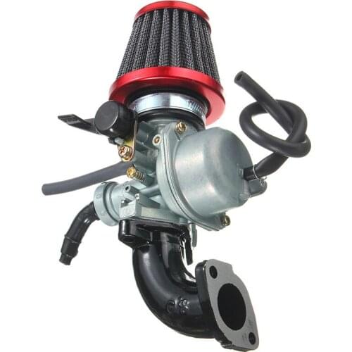 22mm PZ22 Carb Carburetor Air Filter Intake Pipe For 110cc 125cc SSR Lifan CRF50 Pit Dirt Bike Motorcycle ATV Accessories