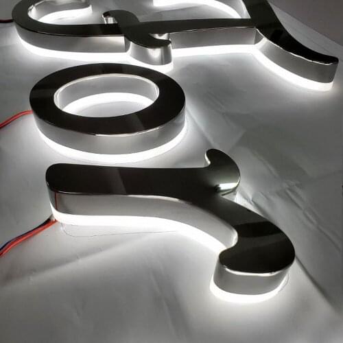 3D Halo Backlit channel Letter 3d led letter sign