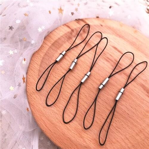 5Pcs/lot Lanyard Lariat Cords Screw buckle mobile phone cord Removable Clasp Rope Keychains Charms Keyring Bag Accessories