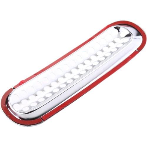 7pcs Car Chrome Trim Front Grille Cover Inserts Set For Jeep Wrangler JK