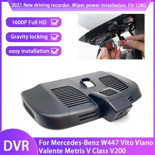 Easy Installation Car DVR Wifi Dash Camera Video Recorder camera For Mercedes-Benz W447 Vito Viano Valente Metris V Class V200