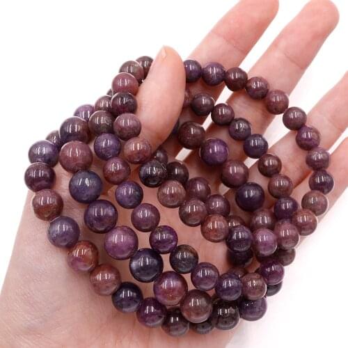 Natural genuine Ruby stone beads Round Loose Bead bracelet not treatment For Jewelry Making DIY design for needle work