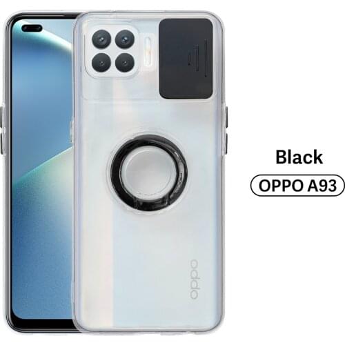 Slide Window Phone Case For OPPO Reno 5 4 Lite 5F 4F Transparent Soft Silicone Clear Case Back Cover For OPPO Find X3 NEO Lite