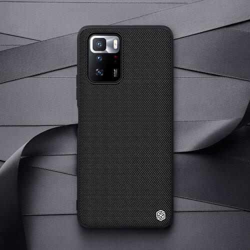 For Xiaomi Poco X3 GT Case NILLKIN Textured Nylon Fiber Non-slip Protector Back Cover For Xiaomi Poco X3 GT Phone Shell