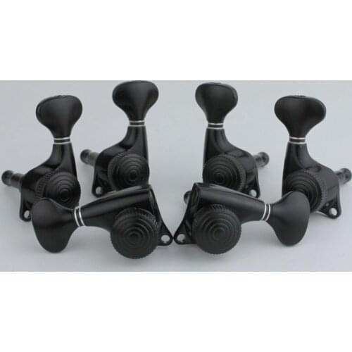 Black Guitar Locking Tuners 1:20 Lock String Tuning Key Pegs Machine Heads Replacement for ST TL SG LP Style Electric Guitars