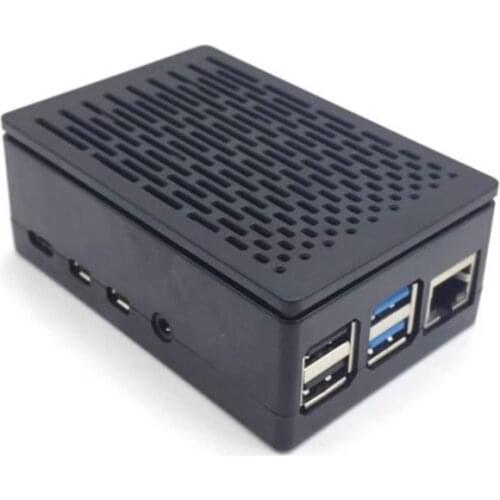For Raspberry Pi 4 Case Shell Box Enclosure Installable Cool Fan Aluminum HeatSink Enclosure for Raspberry Pi 4B