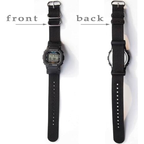 For CASIO DW-5600 69006600 9052GA-110 100GW-M5610 strap canvas watch band