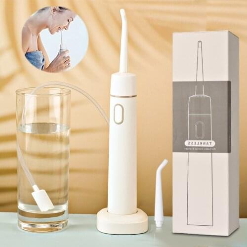 Irrigator Dental Water Flosser Oral Teeth Cleaning Device Dental Water Thread Jet Cleaner With Travel Bag Portable USB Charging