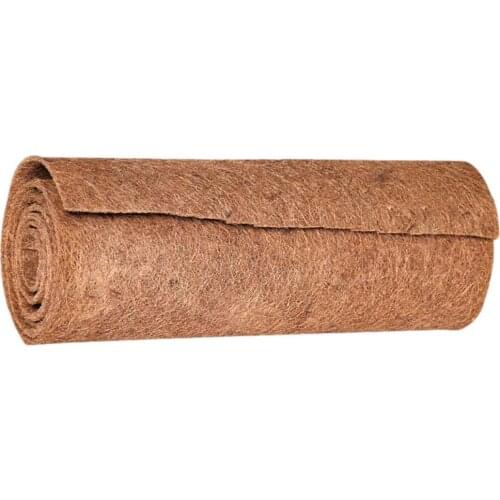 Natural Coconut Palm Fiber Coco Liner Bulk Roll Mat Carpet Flower Basket Flowerpot Wall Basket Pet Reptile Carpet 0.5x2m