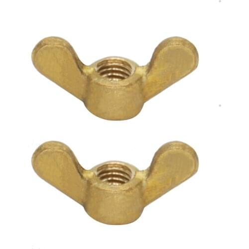 M6 M8 M10 M12 Brass Bronze Thumb Butterfly Claw Nuts Hand Twist Tighten Ear Wing Nut