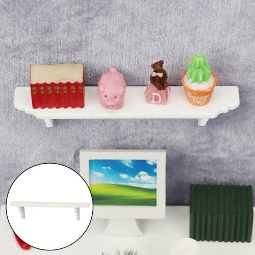 1:12 Scale Doll House Miniature Simulation Wooden Wall Shelf Model,Baby Doll Furniture Supplies,Scenery Ornaments