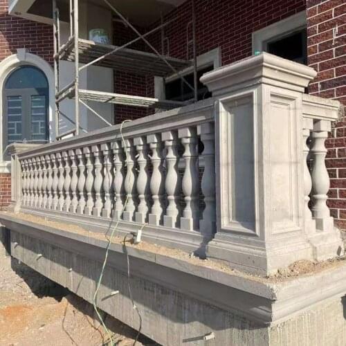 40cm/15.74in ABS GRC Plain Simple Classic Reusable Concrete Roman Pillar Mold Seat Garden Baluster Fence Enclosing Wall Pedestal