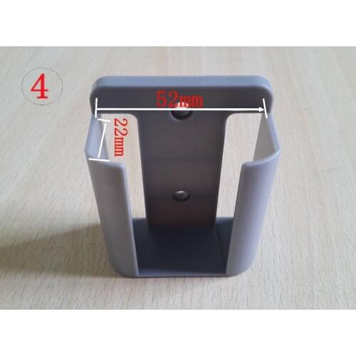 New (4) TV DVD Air Conditioner Wall Mount Remote Control Holder Wall Mounted 52mm*22mm (2.07in*0.87in)