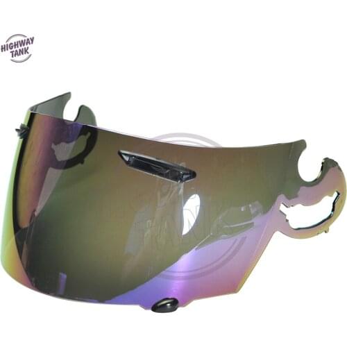 New 1 PCS Iridium Motorcycle Full Face Helmet Visor Lens Case for ARAI RR4 Visor Mask