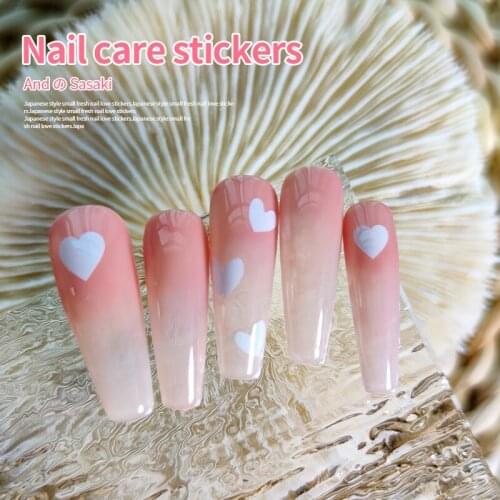 The New 3D Nail Sticker Cool English Letter stickers for nail Foil Love Heart Design Nails Accessories Fashion Manicure Sticker