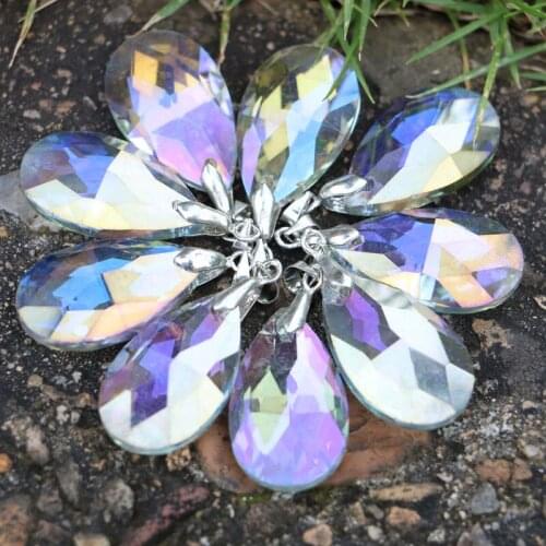 10pcs/lot Hanging Crystal Suncatchers Pendants Chandelier Lamp Lighting Drops Prisms