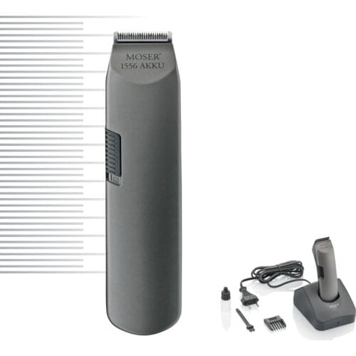 Moser 1556 Akku Professional Cord/Cordless Trimmer Hair Beard Cutting Trimmer, Clipper, Shaver, Hair Styling Machine for Gift