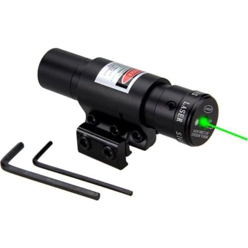 2pcs Green Light Manual Self-Locking Infrared Laser Sight Green Dot Sight Mini Pointing Instrument Laser