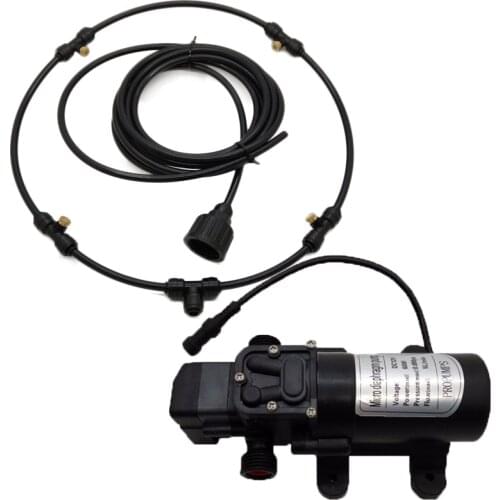 T001 HAIGINT Water Misting Fan Ring System with Self Priming Pump