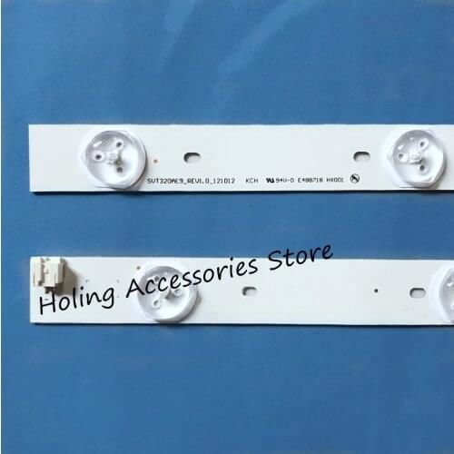 3 PCS 8LEDs 627mm LED backlight strip for Toshiba 32"TV SVT320AE9 32P1300 32P1400 32P1400VT 32P1400VE 32P1400D 32P2400VT