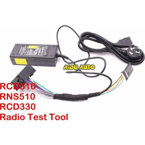 Test Tools For VW RCD510 RCD310 RNS510 RNS315 RCD330 RCD330 Plus with Canbus emulator Button light Working