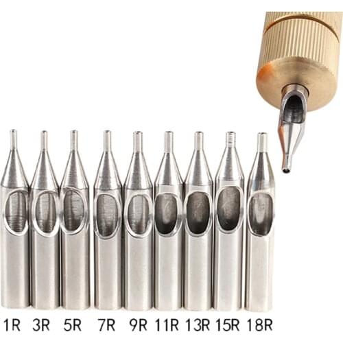 One Stainless Steel Tattoo Tip Nozzle For Tattoo Machine Needles Accessory Supply