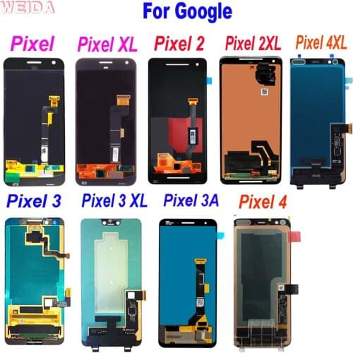 For Google Pixel XL 2 2XL Pixel 3 3A 4 LCD Display Touch Screen Digitizer Assembly For Pixel 2XL 3XL Pixel 3AXL 4XL Display