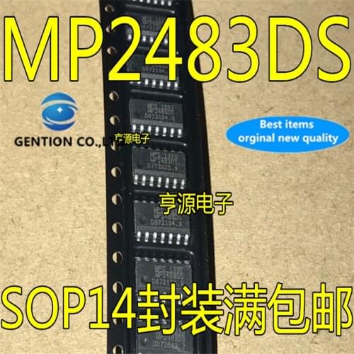 10Pcs MP2483 MP2483DS MP2483DS-LF-Z SOP14 Power management chip in stock 100% new and original