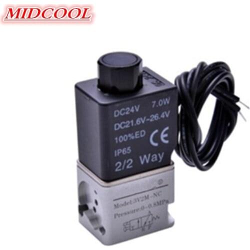 3/2 Way 3V2M Series 3V2M-NC 3V2M-NO Pneumatic Solenoid Valve