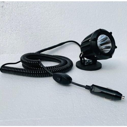 3 meter Spring Harness Car Led External light Auto Surface Magnetic Holder Mounts Portable LED work Spot light 4WD Led headlight