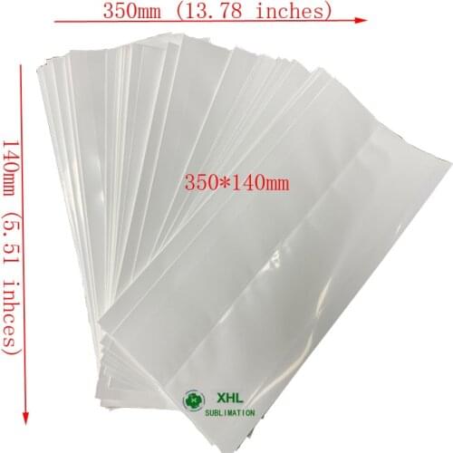 35*14cm White and Clear Sublimation Shrink Wrap Film