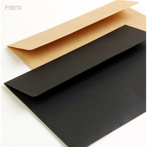50pcs- 16*11cm 120gsm Kraft paper Wedding Party Invitation DIY Multifunction envelope business Gift envelopes