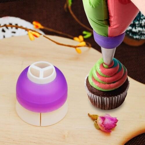 3PCS/Set Icing Piping Decorating Nozzle Converter Adapter Cake Decorating tools Pastry Converter Fondant Decor ZH050