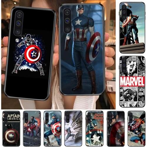 Marvel Phone cover hull For SamSung Galaxy S 8 9 10 20 21 S30 Plus Edge E S20fe 5G Lite Ultra black soft