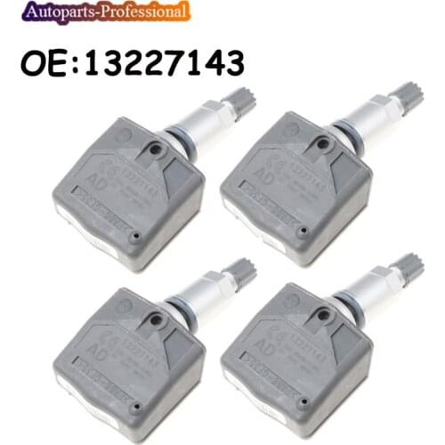 4 PCS Car TPMS Sensor For GMC Saab 9-3 9-5 Chevrolet Volt Lotus Exige 13227143 TPMS Tire Pressure Sensor Auto Parts